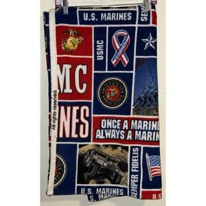 USMC United States Marine Core Fleece BLANKET | Marines Military 60x48
